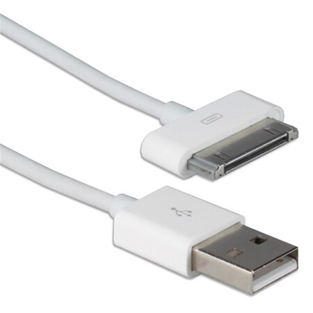 Qvs QVS AC-1.5M 1.5-Meter USB Sync & 2.1Amp Charger Cable for iPod; iPhone And iPad; 2 & 3 AC-1.5M